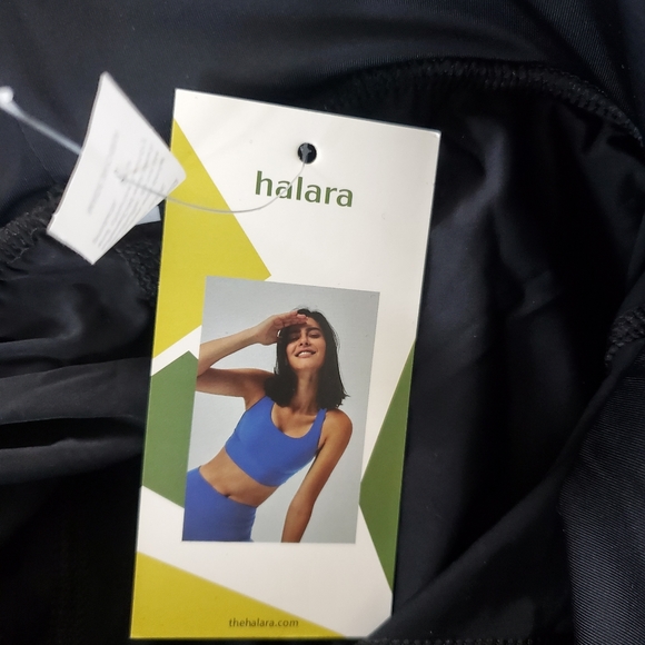 Halara In My Feels Everyday 2-in-1 Black Flare Skirt Skort Size XL - Picture 6 of 6